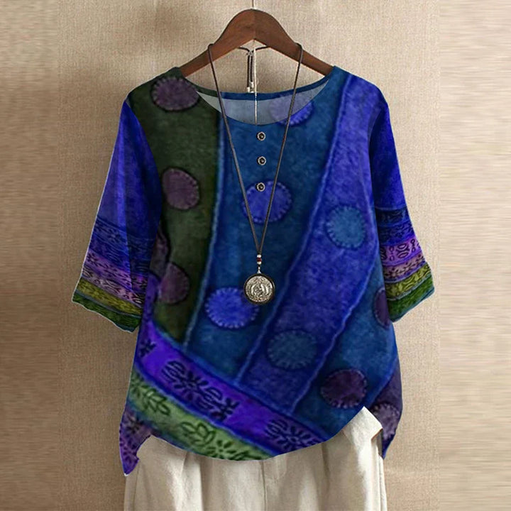 T shirt lussuosa donna stile retrò