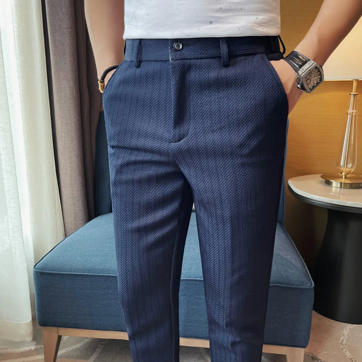 Pantaloni uomo slim fit moderni eleganti