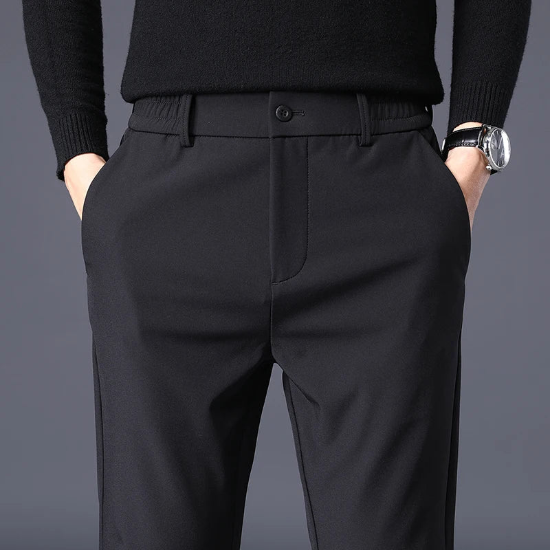 Pantaloni uomo slim fit eleganti elasticizzati