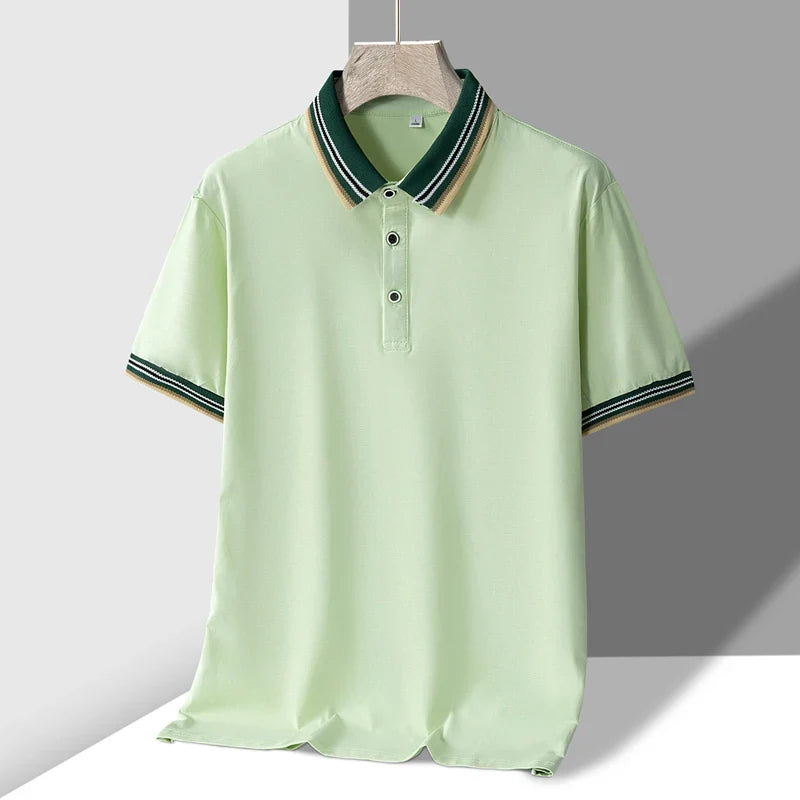 T shirt polo lussuosa uomo
