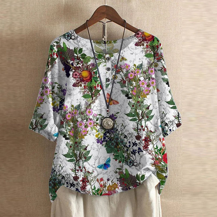 T shirt lussuosa donna stile retrò