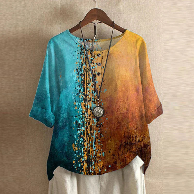 T shirt lussuosa donna stile retrò