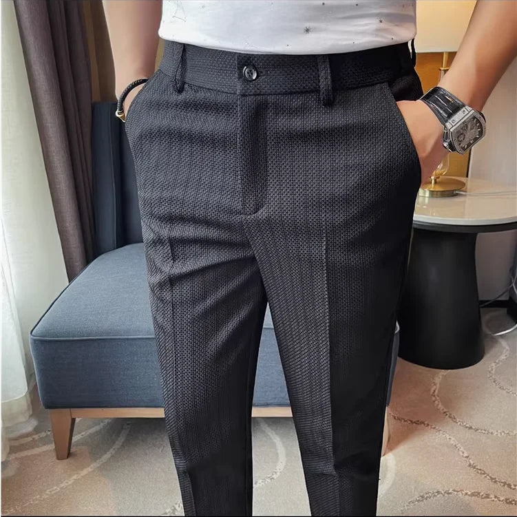Pantaloni uomo slim fit moderni eleganti