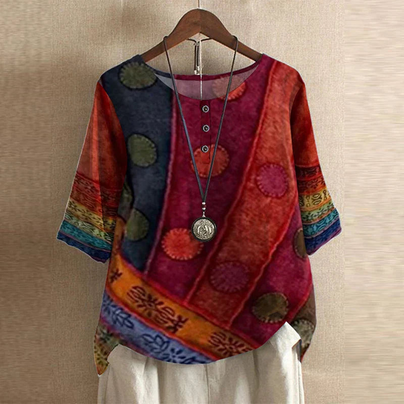 T shirt lussuosa donna stile retrò
