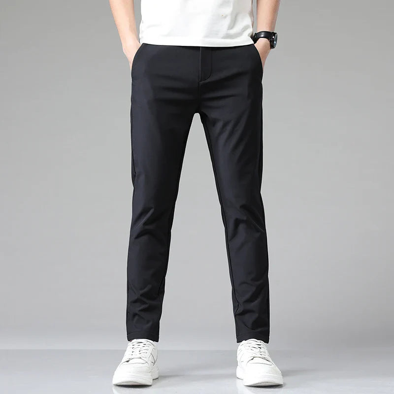 Pantaloni uomo slim fit eleganti elasticizzati