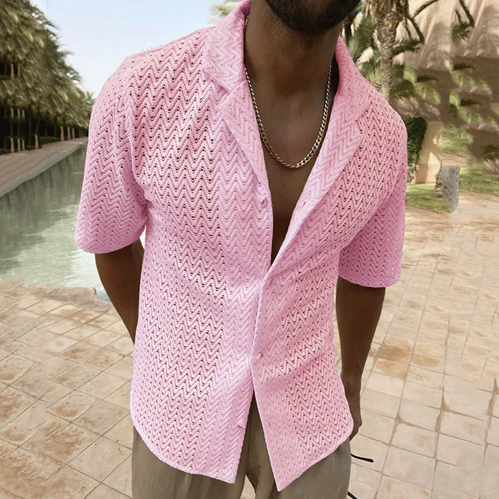 Camicia polo uomo estiva