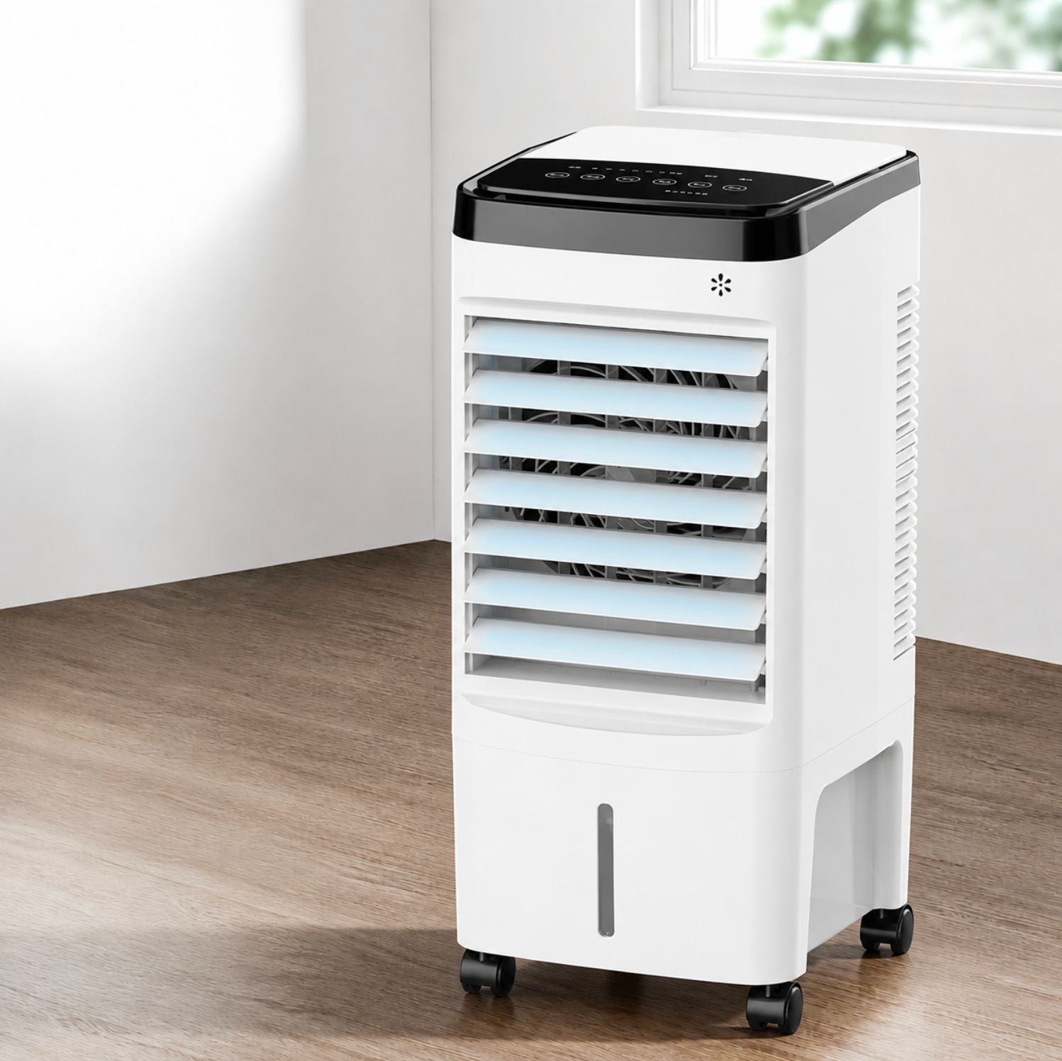 Climatizzatore Portatile con Telecomando e Modalità Notte – Raffredda, Ventila e Deumidifica