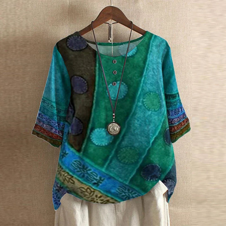 T shirt lussuosa donna stile retrò