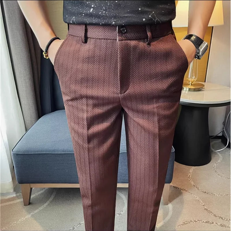 Pantaloni uomo slim fit moderni eleganti