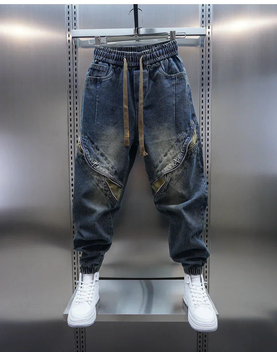Benito™ | Pantaloni baggy in denim