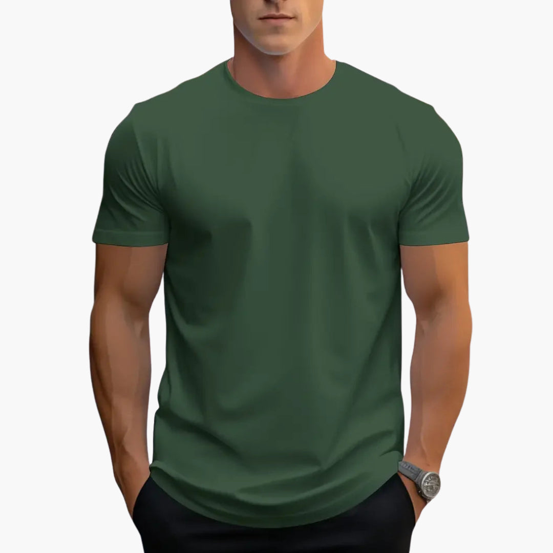 T-shirt uomo colletto rotondo