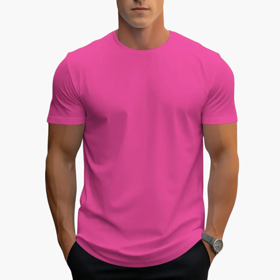 T-shirt uomo colletto rotondo