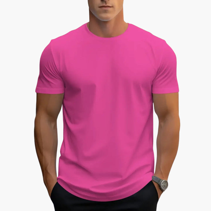 T-shirt uomo colletto rotondo