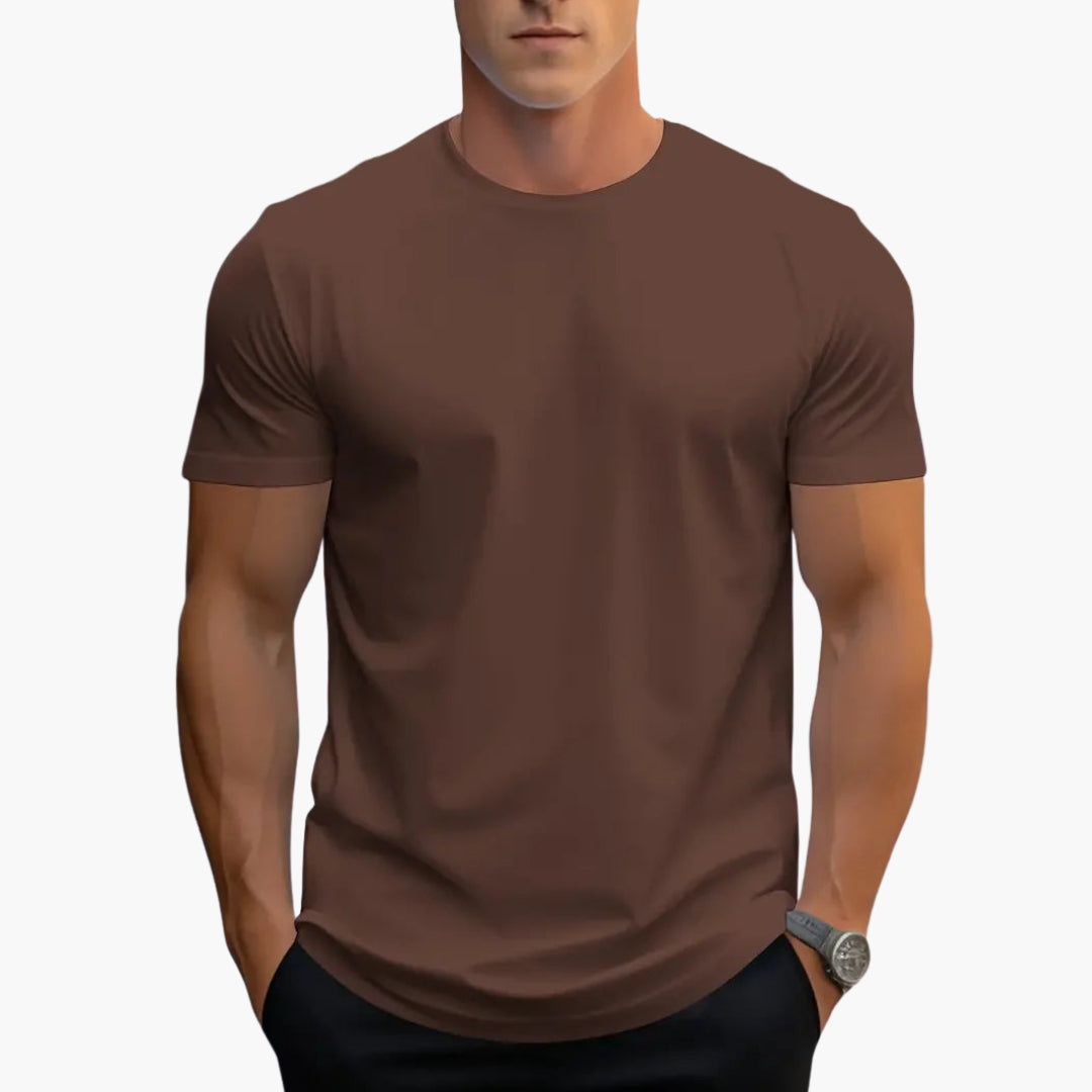 T-shirt uomo colletto rotondo