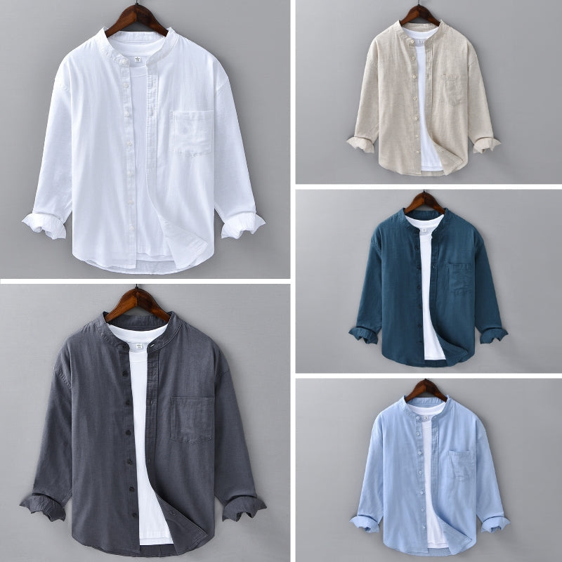 Camicia casual in lino Theodore Willow