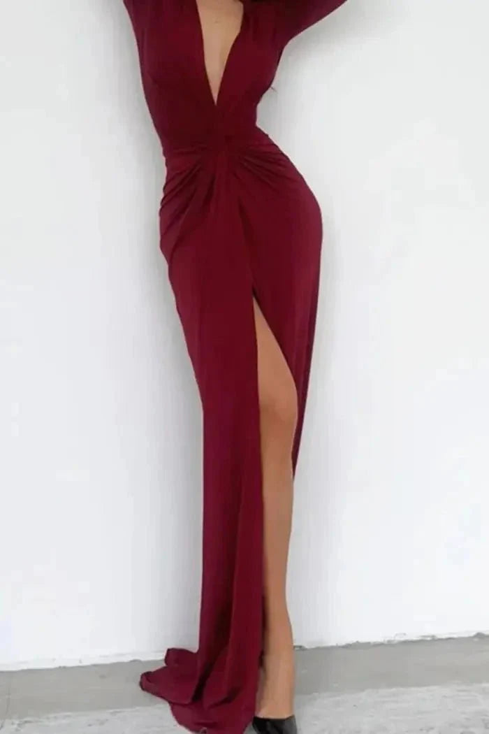 Elegante Abito Lungo Betty Donna Sofisticato Classico