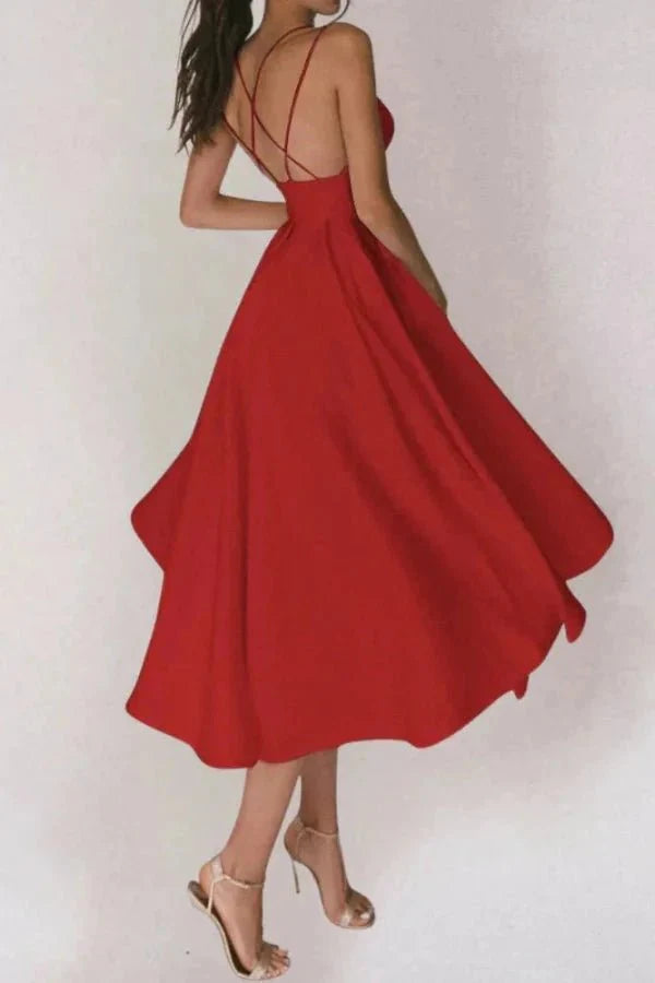 Elegante Abito Midi Alazne Donna Raffinato
