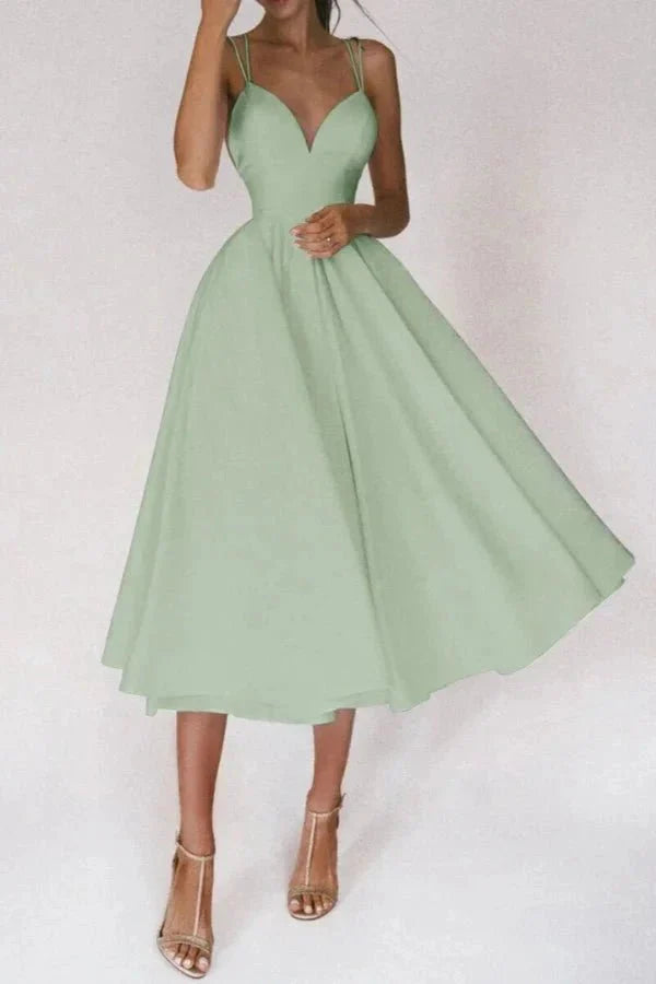 Elegante Abito Midi Alazne Donna Raffinato