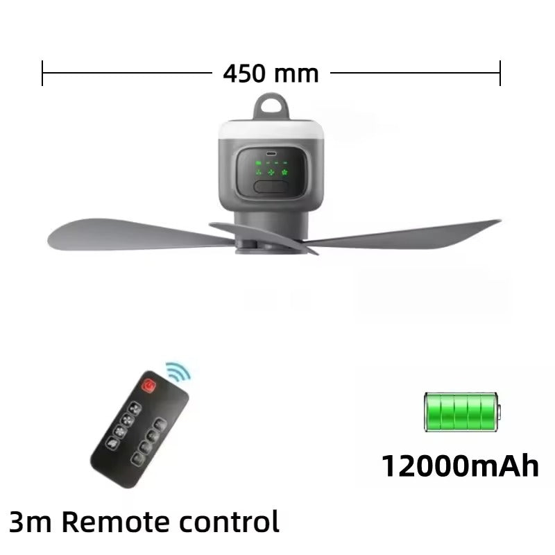 Ventilatore a Soffitto Silenzioso – Design Moderno e Compatto