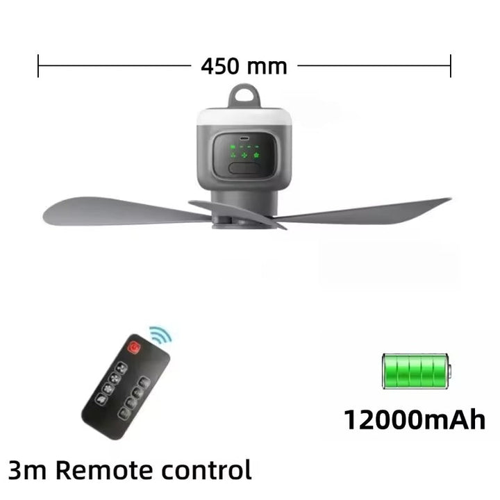 Ventilatore a Soffitto Silenzioso – Design Moderno e Compatto