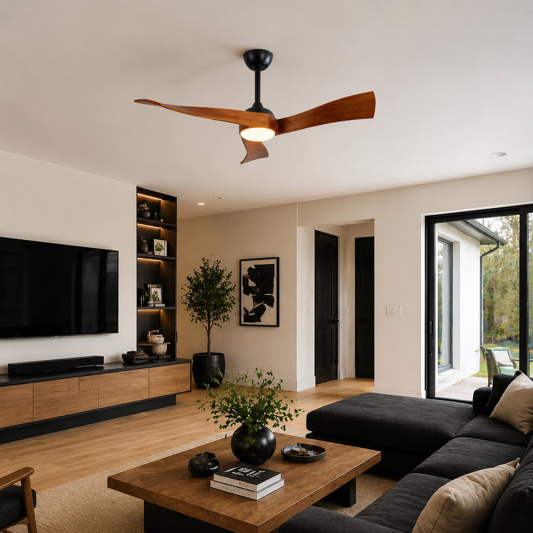 Ventilatore a Soffitto Silenzioso – Design Moderno per il Comfort di Casa