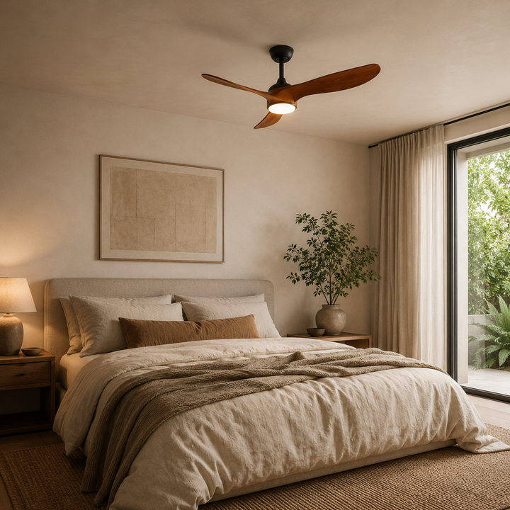 Ventilatore a Soffitto Silenzioso – Design Moderno per il Comfort di Casa