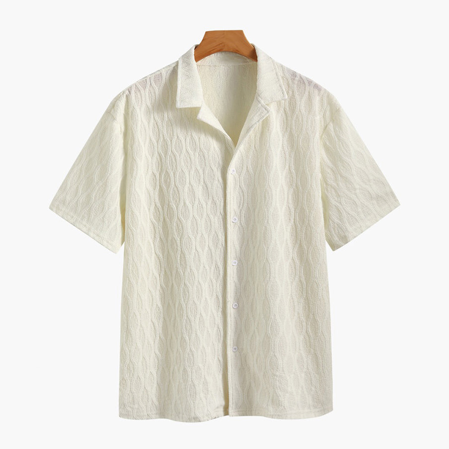 Completo uomo estivo camicia e shorts cotone