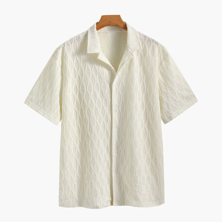 Completo uomo estivo camicia e shorts cotone