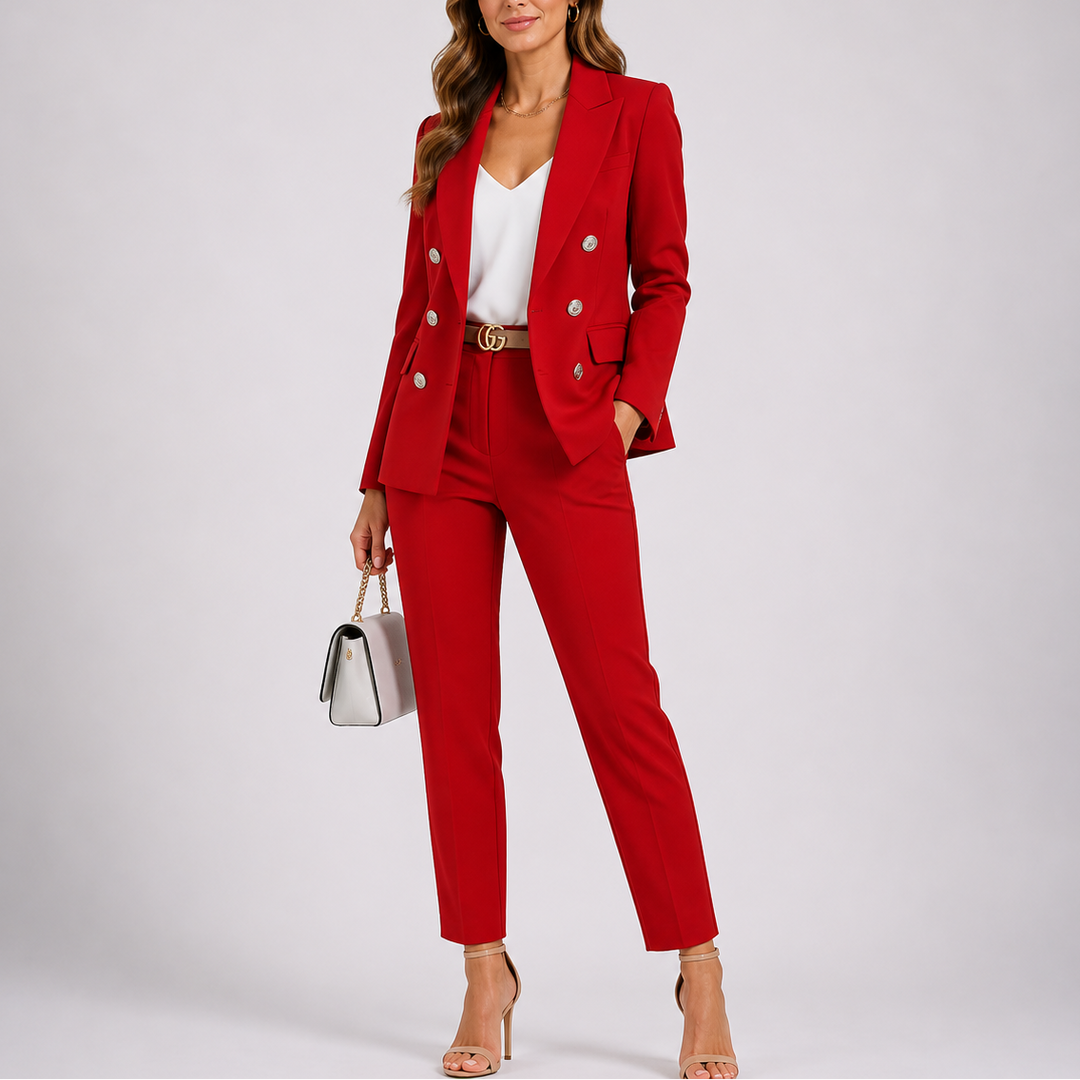 Tailleur Donna Suit con Blazer Sartoriale e Pantalone Slim