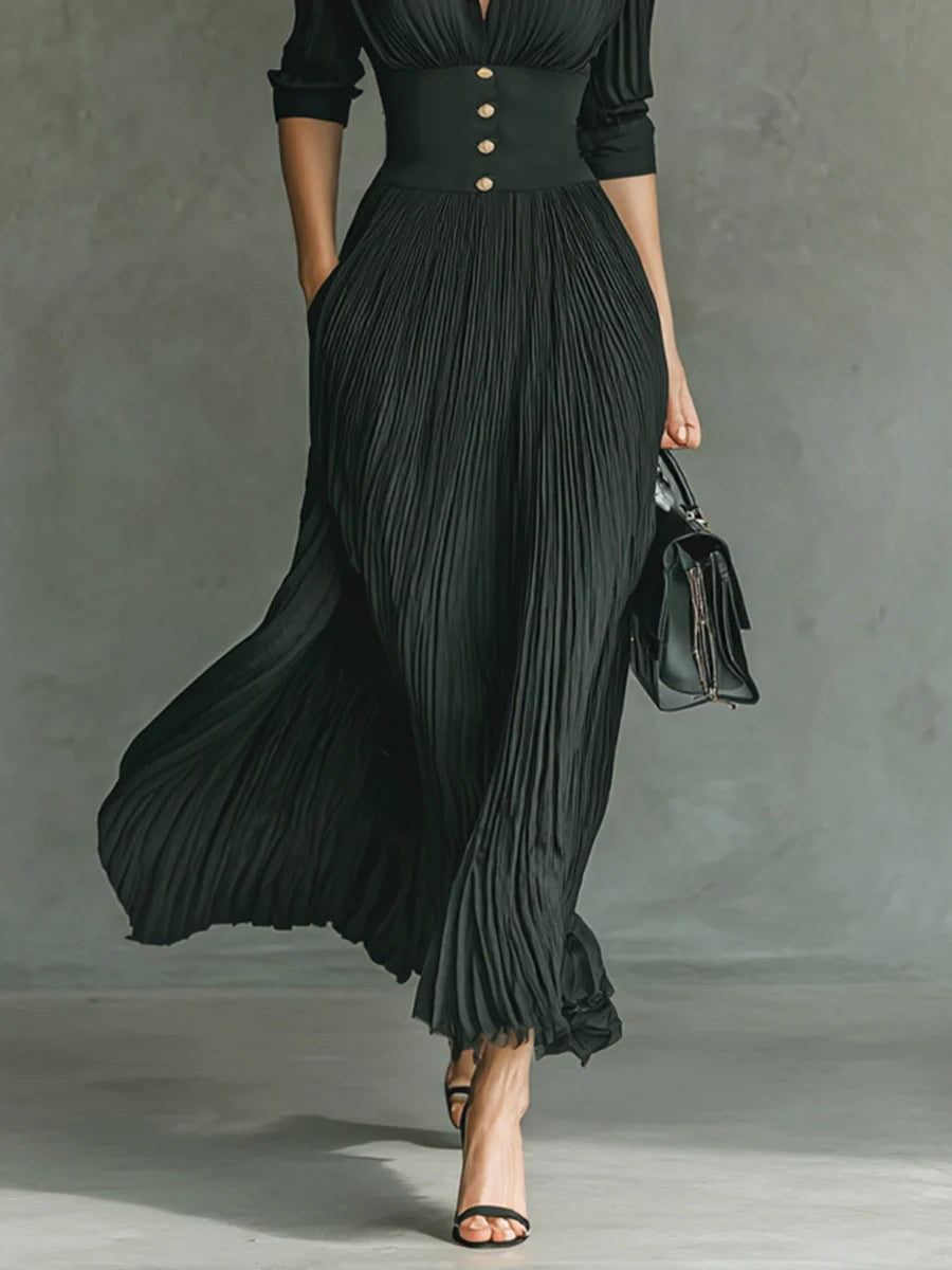 Abito maxi donna elegante aderente