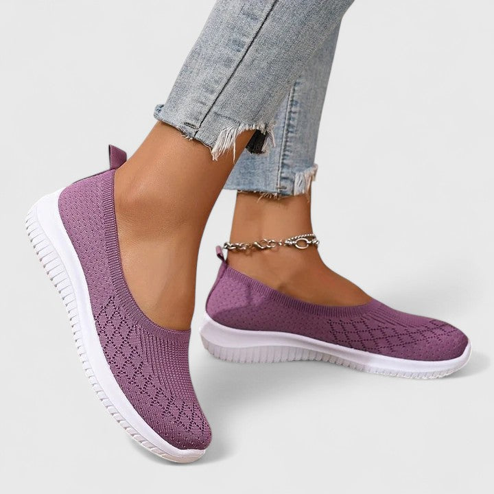 Comode scarpe slip-on da donna con solette imbottite