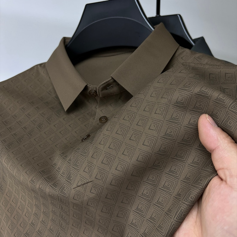 Polo Uomo in Nanosilk Vestibilità Sartoriale