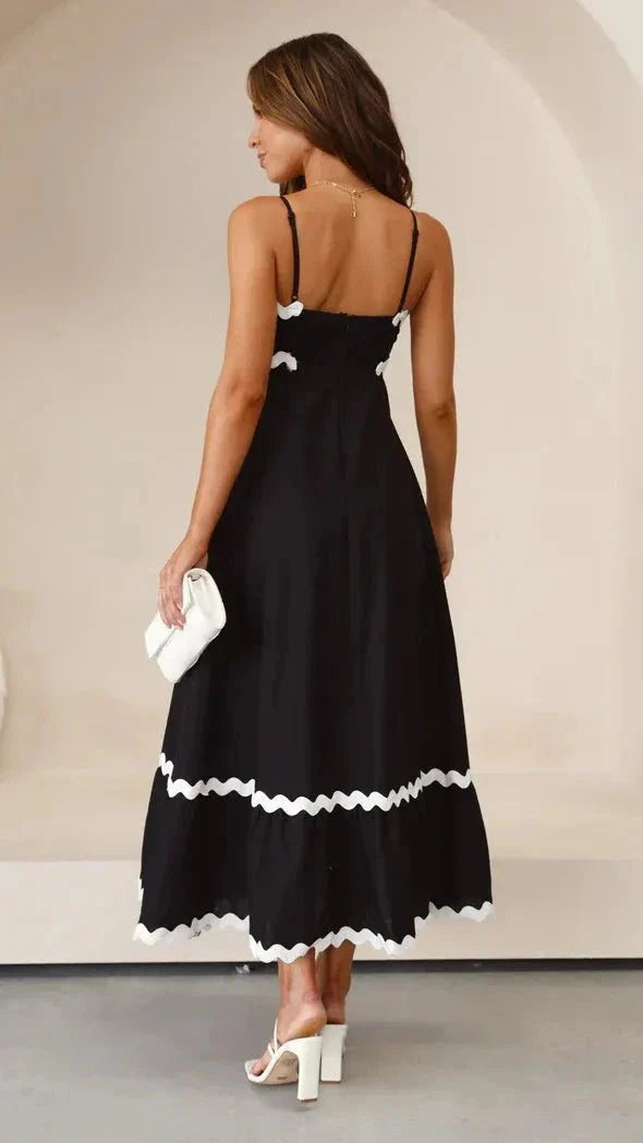 Elegante Abito Lungo Amillia Donna Glamour Raffinato