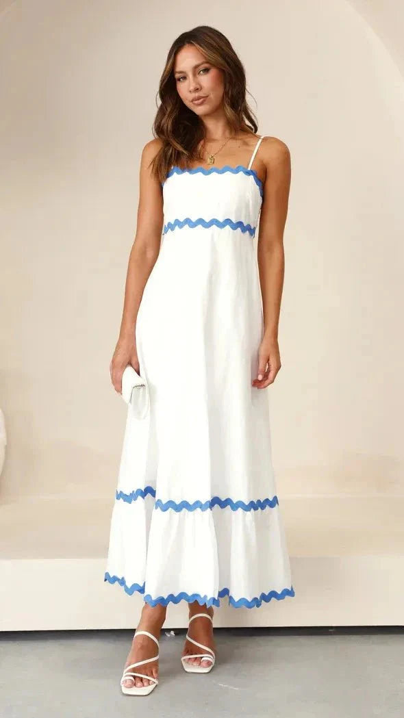 Elegante Abito Lungo Amillia Donna Glamour Raffinato