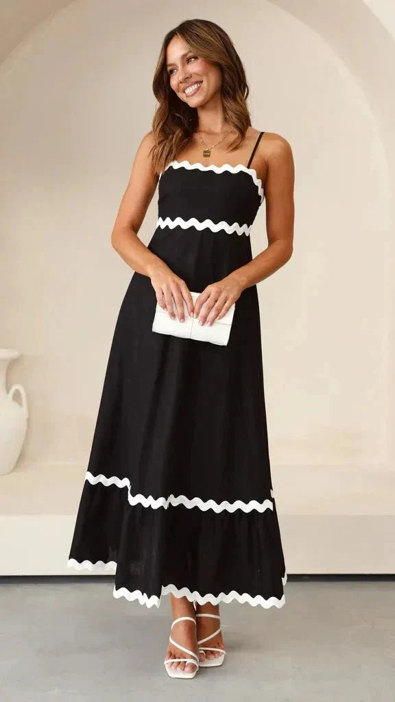 Elegante Abito Lungo Amillia Donna Glamour Raffinato
