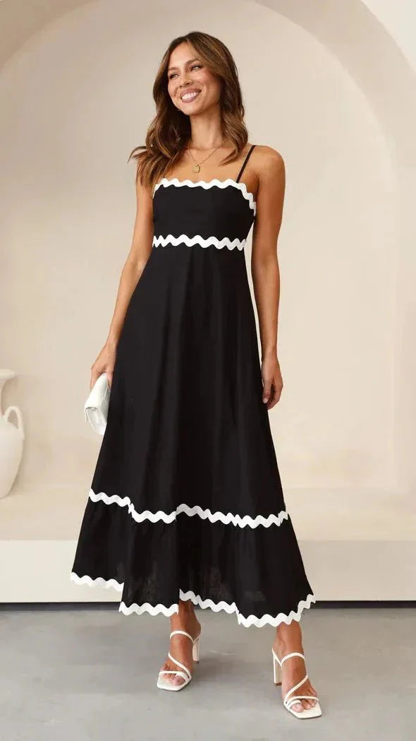 Elegante Abito Lungo Amillia Donna Glamour Raffinato
