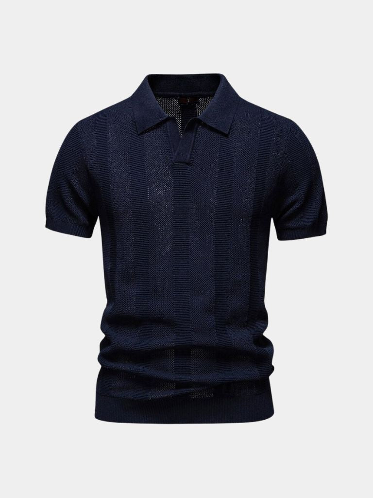 Polo Uomo Beige Stile Classico Senza Tempo