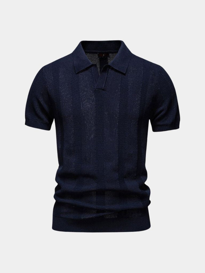 Polo Uomo Beige Stile Classico Senza Tempo