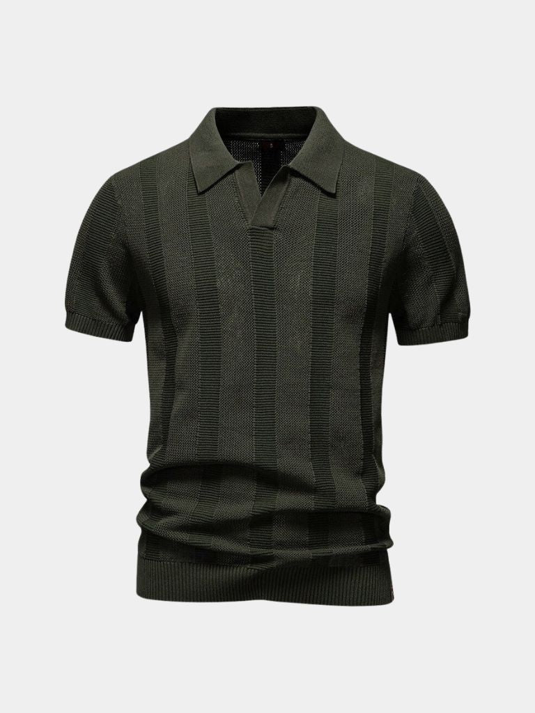 Polo Uomo Beige Stile Classico Senza Tempo