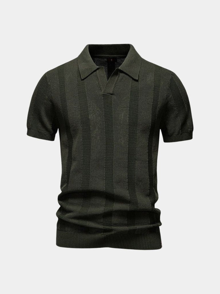 Polo Uomo Beige Stile Classico Senza Tempo