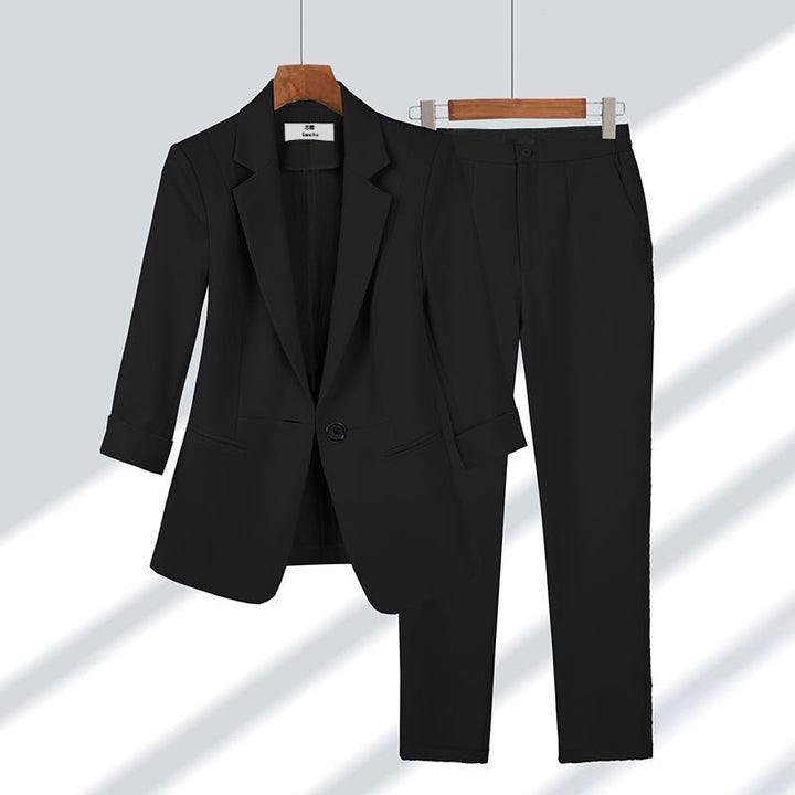Tailleur Donna Suit con Blazer e Pantalone Dritto