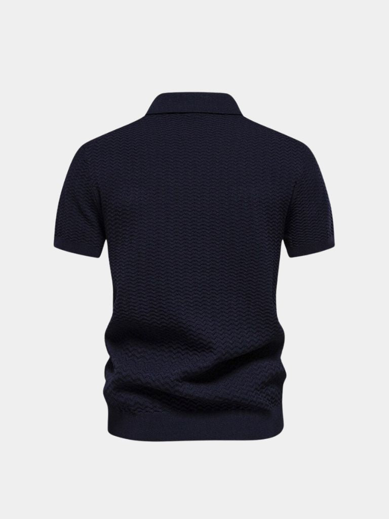 Polo con zip a un quarto Classic Fit Quarter Zip Polo