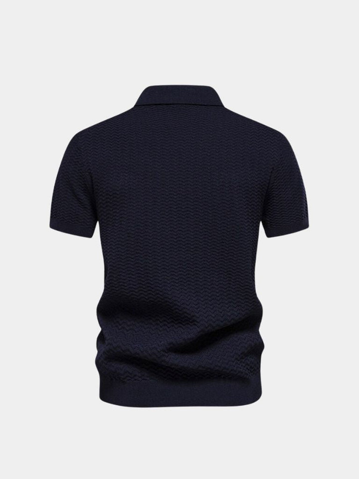 Polo con zip a un quarto Classic Fit Quarter Zip Polo