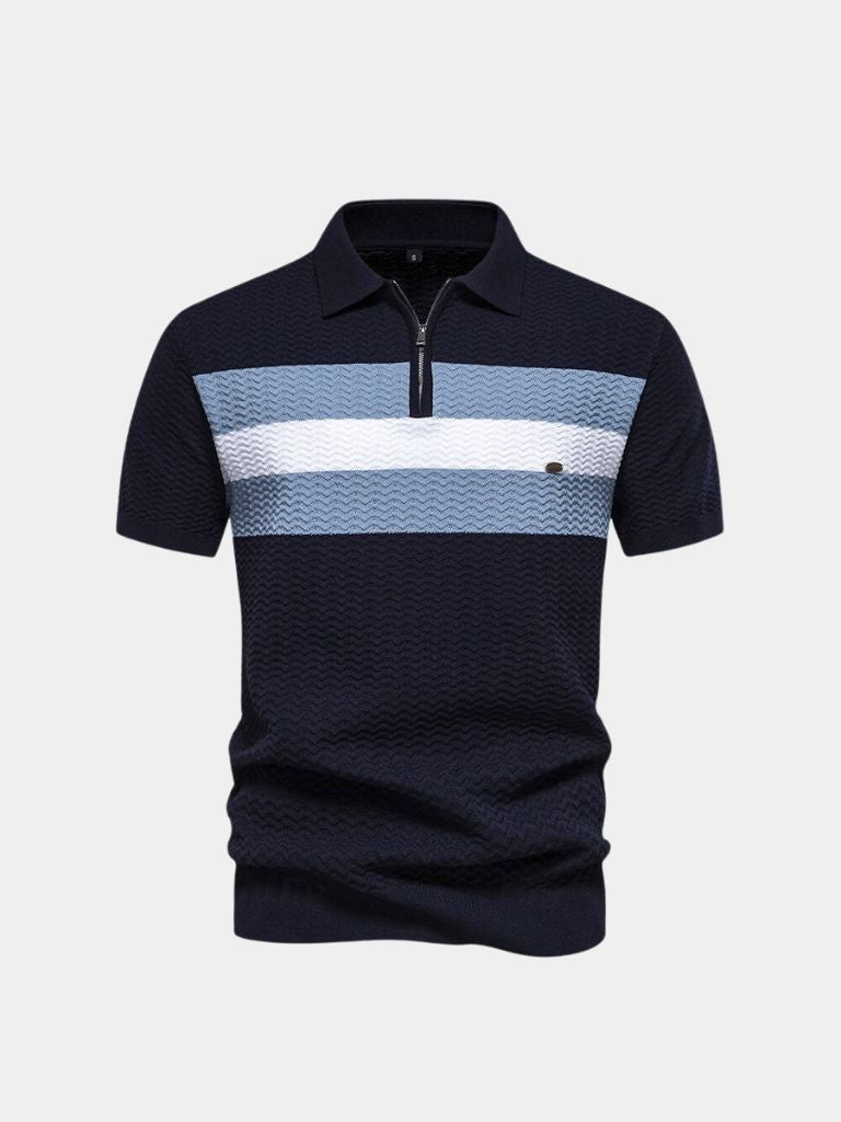 Polo con zip a un quarto Classic Fit Quarter Zip Polo