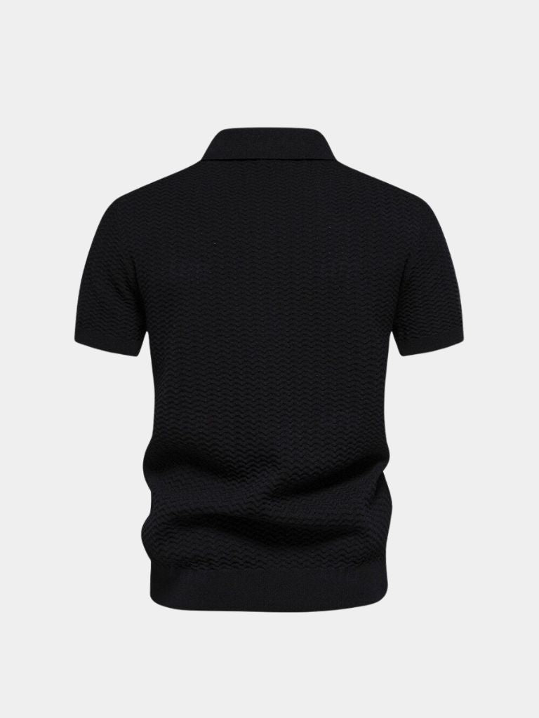 Polo con zip a un quarto Classic Fit Quarter Zip Polo