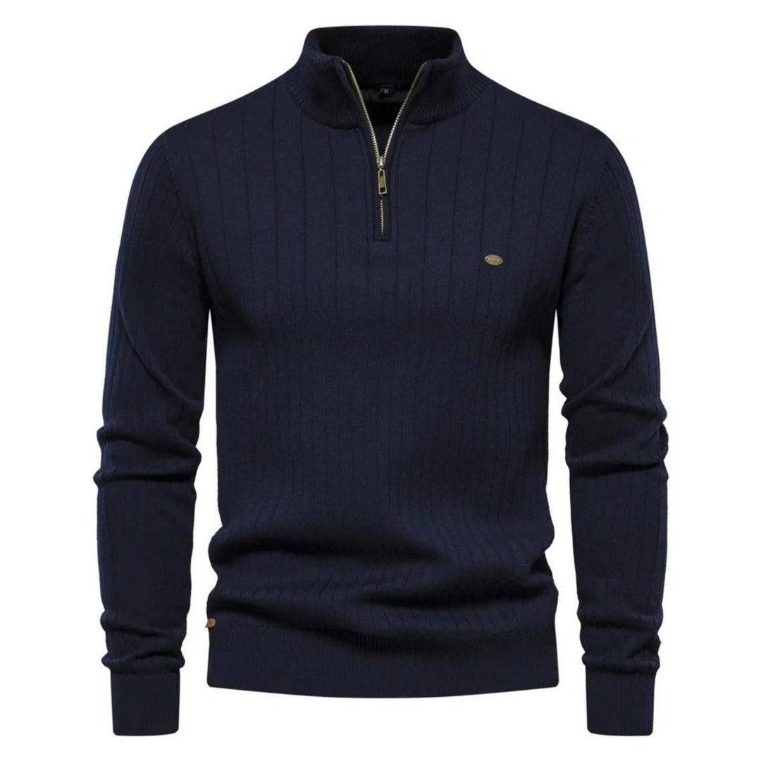 Maglione Uomo Leggero a Maniche Lunghe Casual Autunnale