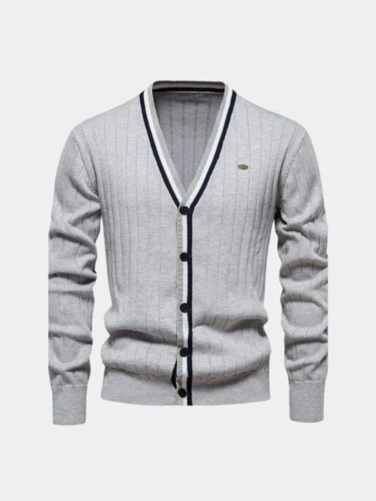 Cardigan in cotone con bottoni