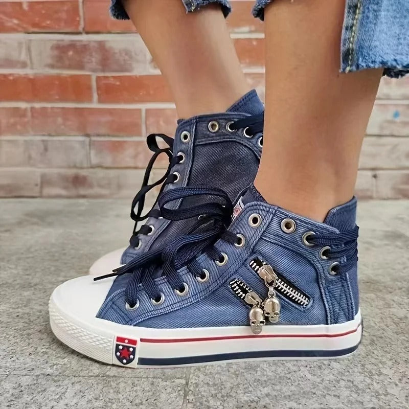 Sneakers Donna in Denim dal Design Urbano