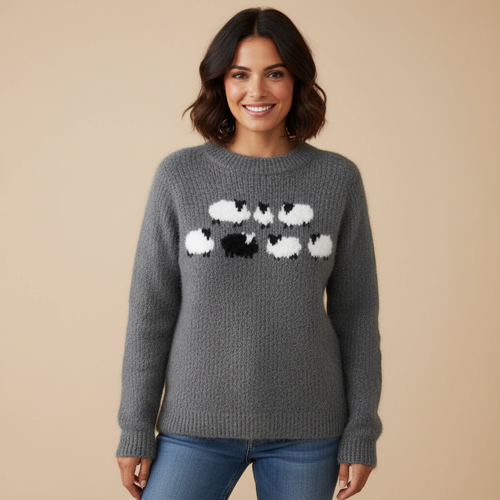 Lina | Comodo maglione in lana con un tocco di eleganza