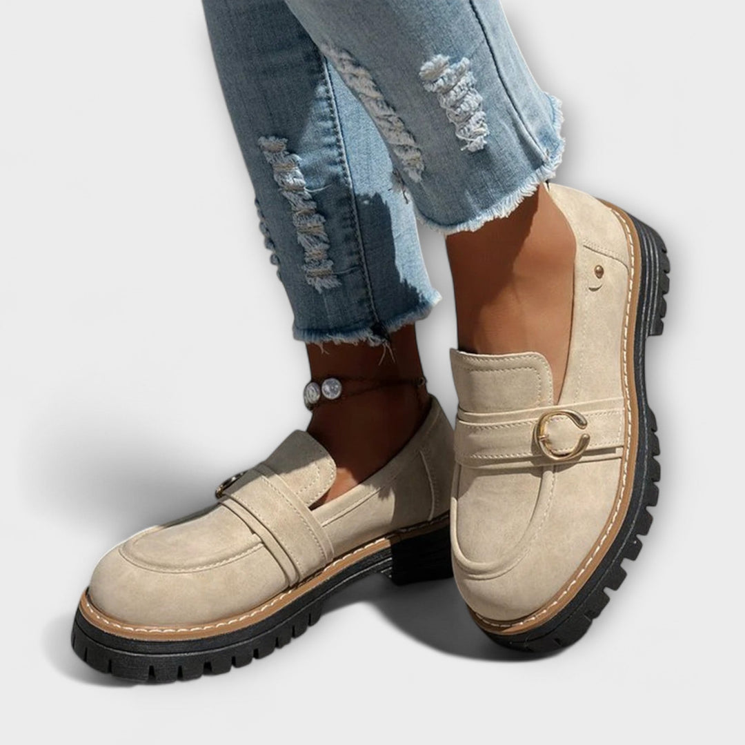 Lora – Mocassini Casual con Punta Rotonda